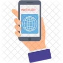 Mobile Internet Mobile Web Mobile Browser Icon