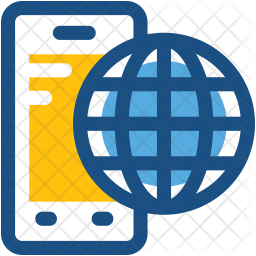 Mobile Internet Icon Of Colored Outline Style Available In Svg Png Eps Ai Icon Fonts