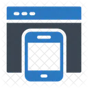 Mobile Internet Webpage Icon