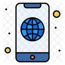 Mobile Internet Worldwide Application Icon