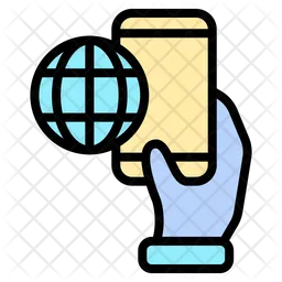 Mobile internet  Icon