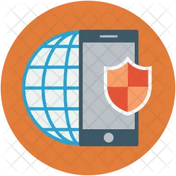 Mobile internet security  Icon
