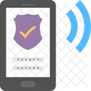 Smartphone Protection Internet Icon