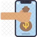 Mobile Investment  Icon