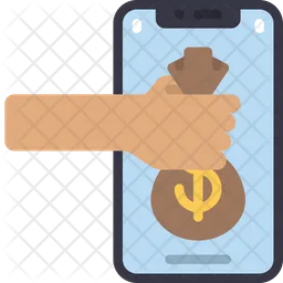 Mobile Investment  Icon
