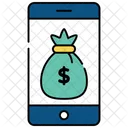 Mobile Money Mobile Cash Mobile Investment Icon