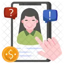 Mobile Investor Mobile Broker Banker Icône