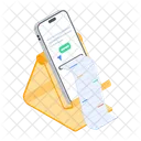 Mobile Invoice  Icon