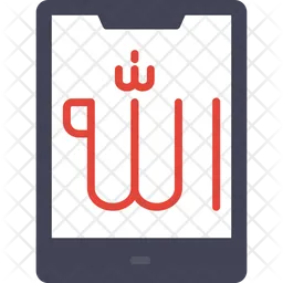 Mobile Islamic Sign  Icon