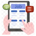 Online Job Mobile Job Job Portal Icon
