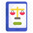 Mobile Justice App Equity Fairness Icon