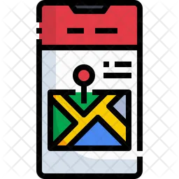 Mobile Karte  Symbol