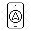GPS Richtung Fuhrung Icon
