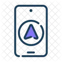 GPS Richtung Fuhrung Icon