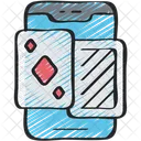 Handy Karte Spiel Icon