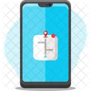 Mobile Karten Karte Mobile Navigation Symbol