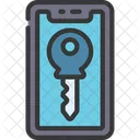Mobile Key Unlock Icon