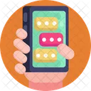 Mobile Konversation  Symbol