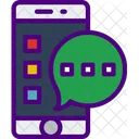 Mobile Konversation  Symbol