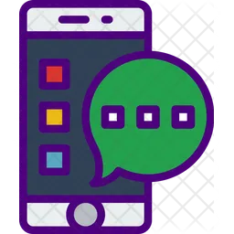 Mobile Konversation  Symbol