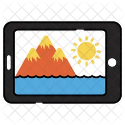 Mobile Landscape  Icon