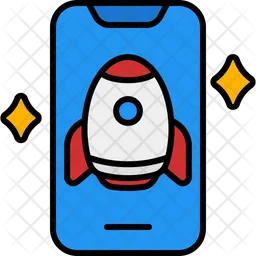 Mobile Launching  Icon
