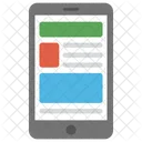 Mobile Layout Android Icon