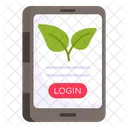 Mobile Leaf Mobile Eco Mobile Ecology Icon