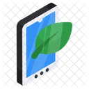 Mobile Leaf Mobile Eco Mobile Ecology Icon