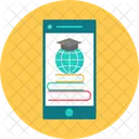Mobile Learning Phone Icon
