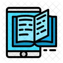 Mobile Learning Ebook Learning Icon
