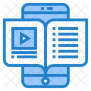 Mobile Learning Mobile Education Online Learning Icon