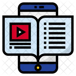 Mobile Learning  Icon