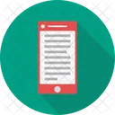 Mobile Learning Course Degree Icon
