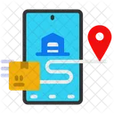 Mobile Lieferung  Symbol