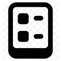 Mobile List  Icon