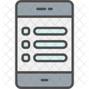 Mobile List  Icon