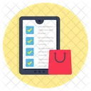 Mobile List Checklist Task List Icon