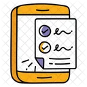 Mobile List  Icon