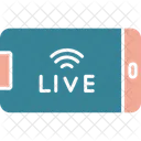 Mobile Live Streaming  Icon