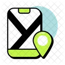 Mobile Location Mobile Gps Online Location Icon