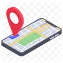 モバイルロケーション、ロケーションアプリ、GPS アイコン
