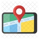 Mobile Location Pinpointer Map Location Icon