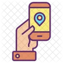 Mlocation Map Mobile Mobile Location Online Location Icon
