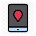 Mobile Location Map Icon