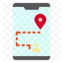 Smartphone Map Locatoin Icon