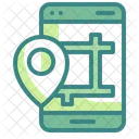 Mobile Location Map Phone Icon