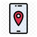 Mobile Location Online Location Phone Location Icon