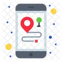 Mobile Location Online Location Mobile Map Icon
