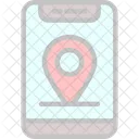 Mobile Location Gps Location Mobile Map Icon